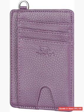 Ultra Slim RFID Blocking Wallet, Front Pocket Minimalist Card Holder